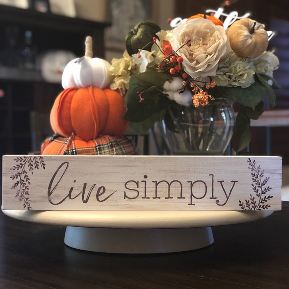 CLEARANCE❗️Live Simply Wood Farmhouse Tabletop Decor - Picture 4 of 7